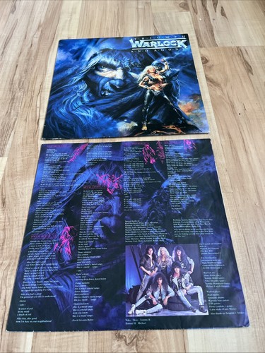 Vinyl album 1987 - vinyl, warlock
